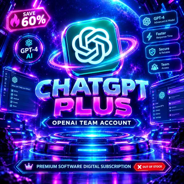 ChatGPT Plus / OpenAI Team (চ্যাটজিপিটি প্লাস)