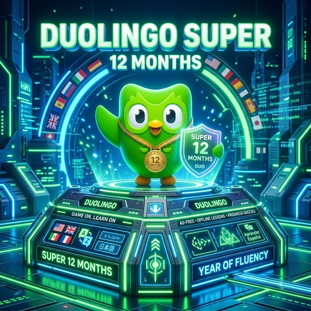 Duolingo Super (ডুওলিঙ্গো সুপার ১২ মাস)